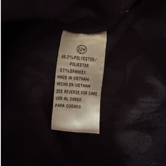 Shelby & Palmer Dark Navy Bell Sleeve Sheath Dress – Size 22W - Picture 7 of 7